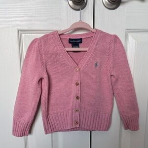 Ralph Lauren Soft Pink Knit Sweater